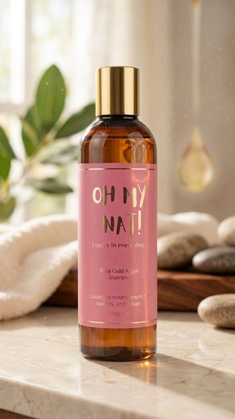 OH MY NAT! Pure Gold Argan Shampoo