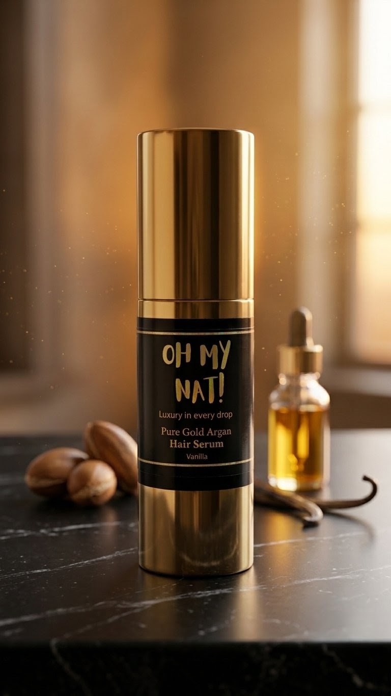 OH MY NAT! Pure Gold Argan Hair Serum